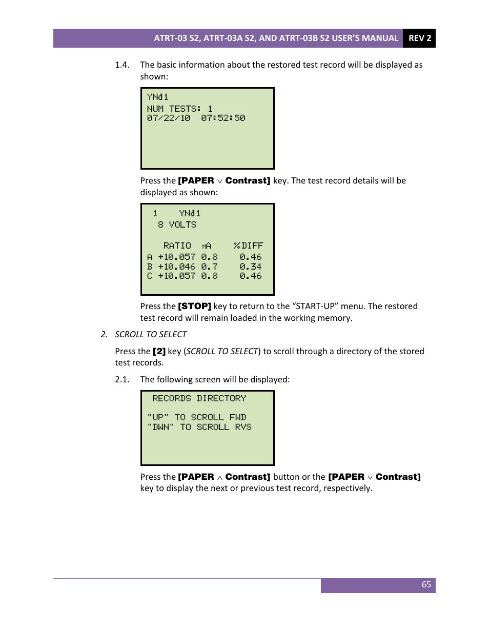 Vanguard ATRT-03_03B S2 User Manual | Page 70 / 147