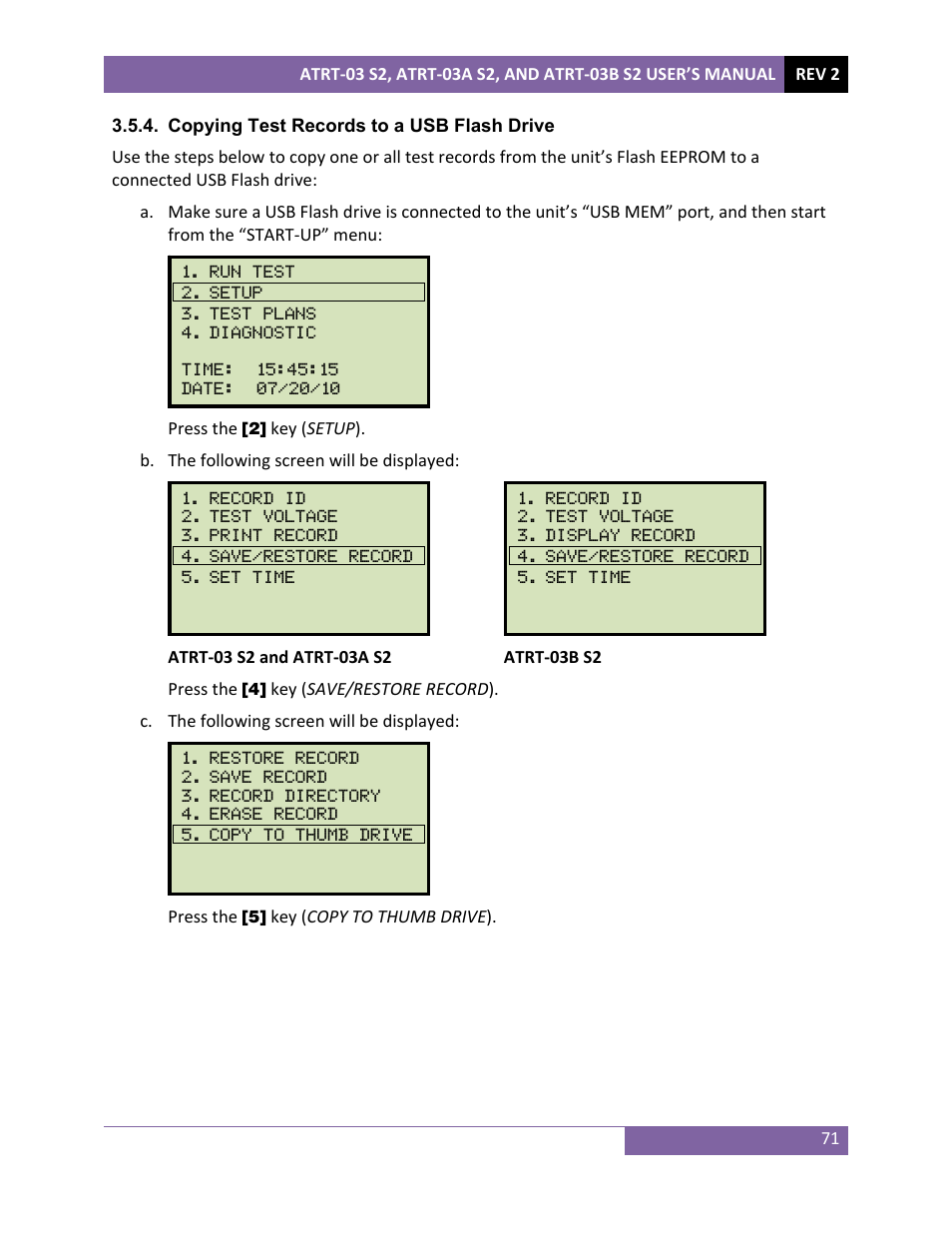 Vanguard ATRT-03_03B S2 User Manual | Page 76 / 147