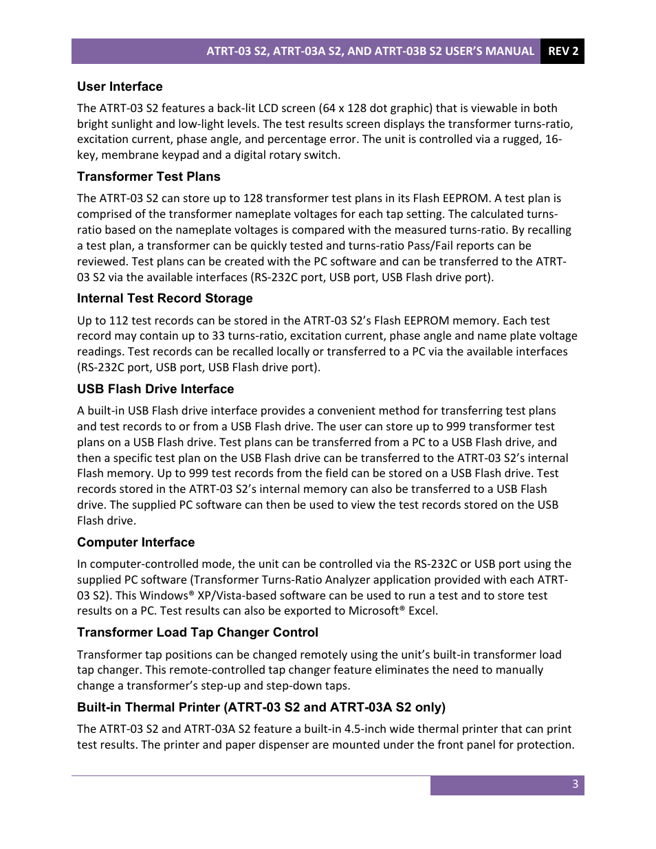 Vanguard ATRT-03_03B S2 User Manual | Page 8 / 147