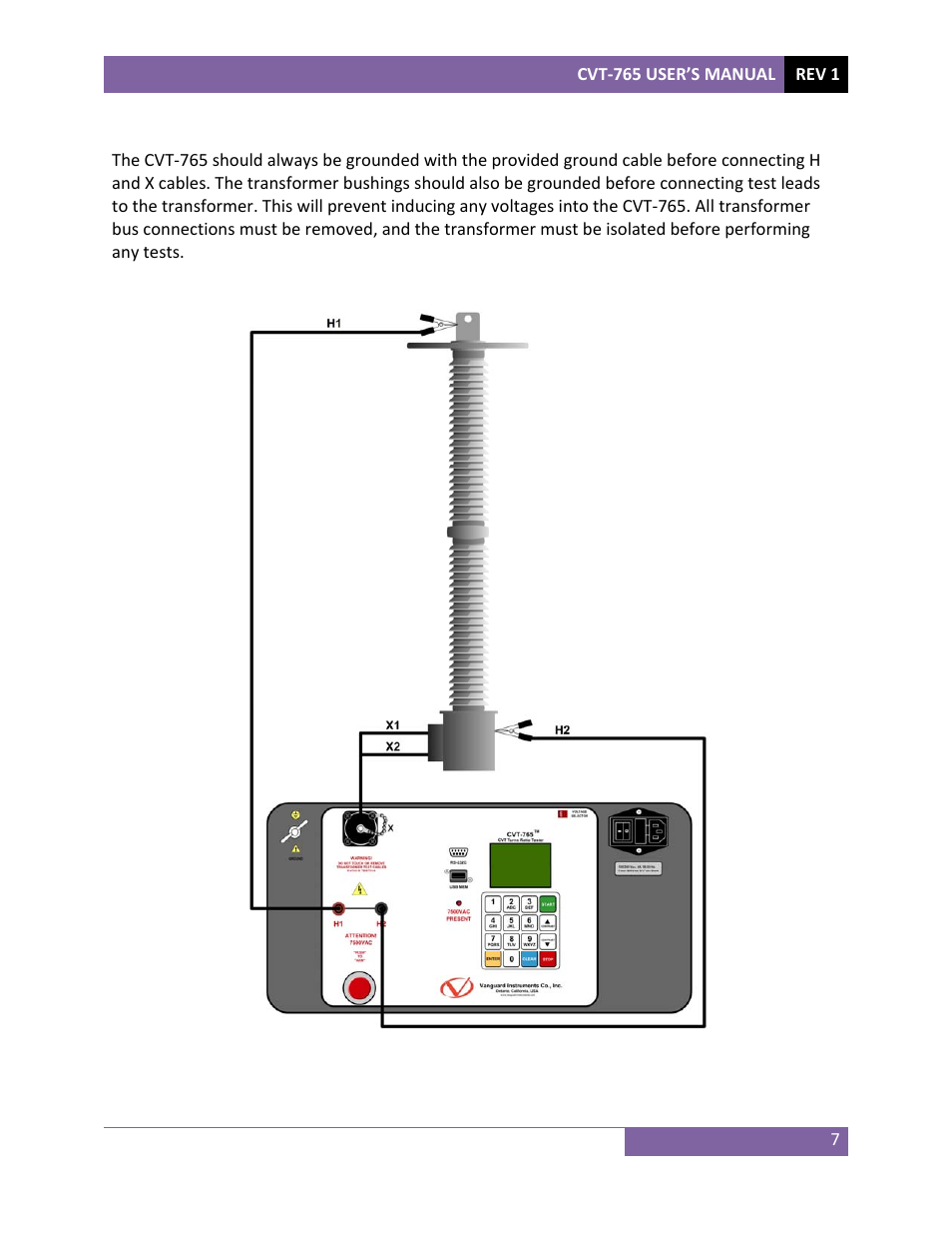Vanguard CVT-765 User Manual | Page 10 / 46