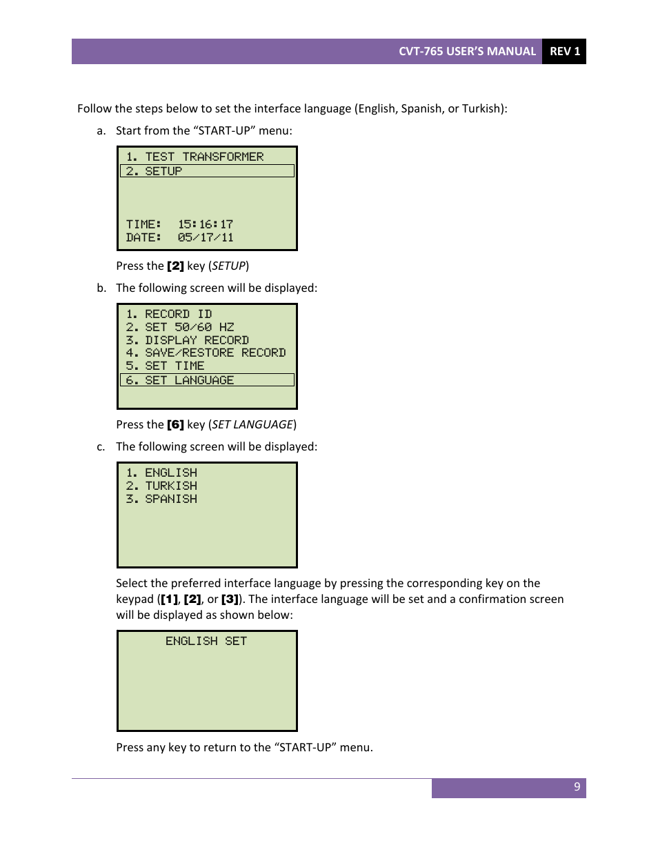 Vanguard CVT-765 User Manual | Page 12 / 46
