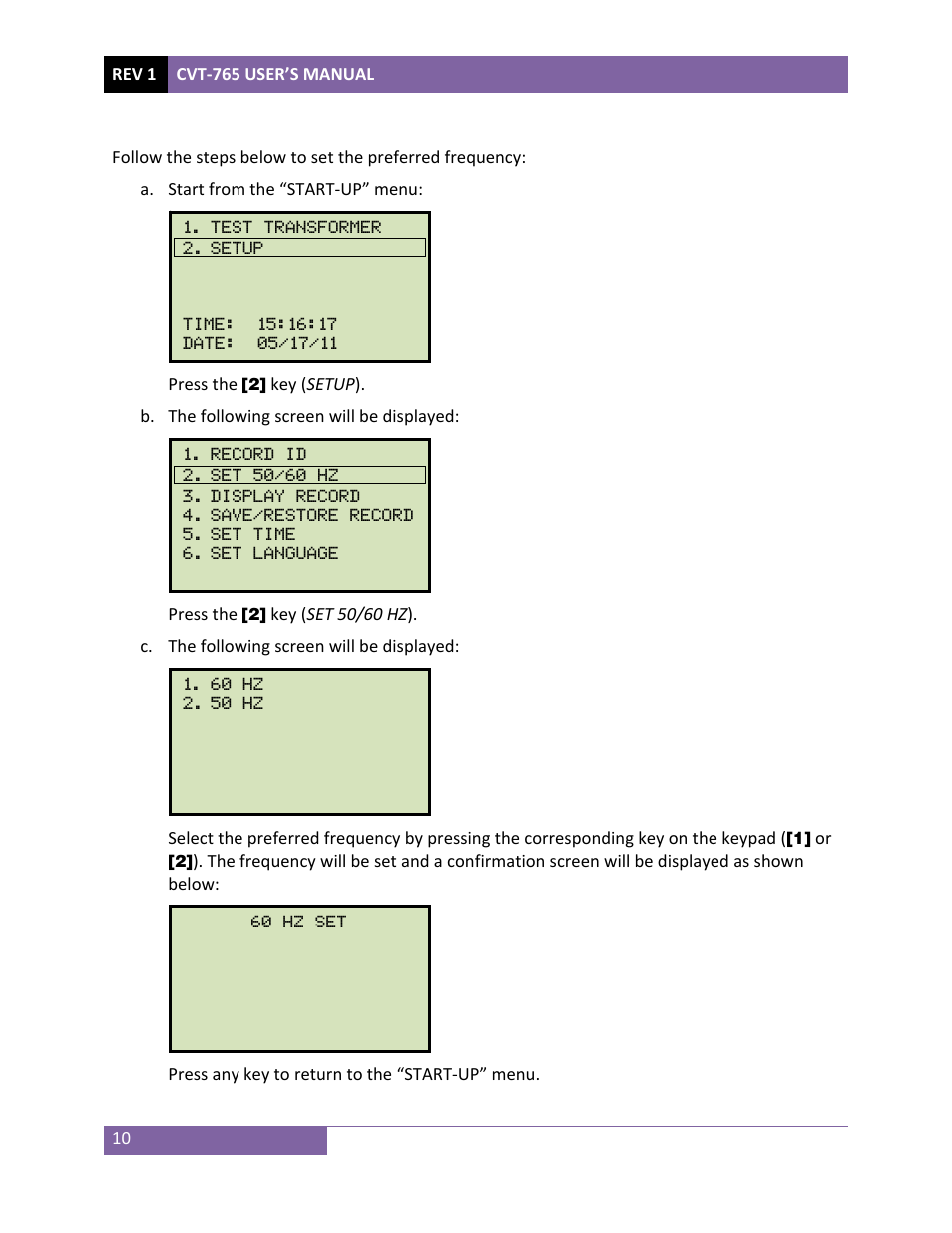 Vanguard CVT-765 User Manual | Page 13 / 46