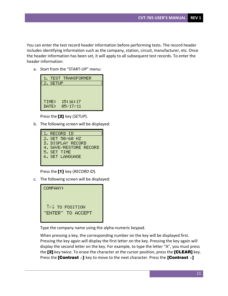 Vanguard CVT-765 User Manual | Page 14 / 46