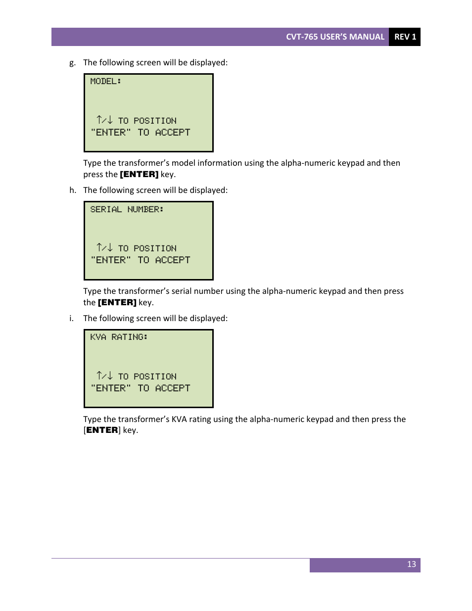 Vanguard CVT-765 User Manual | Page 16 / 46