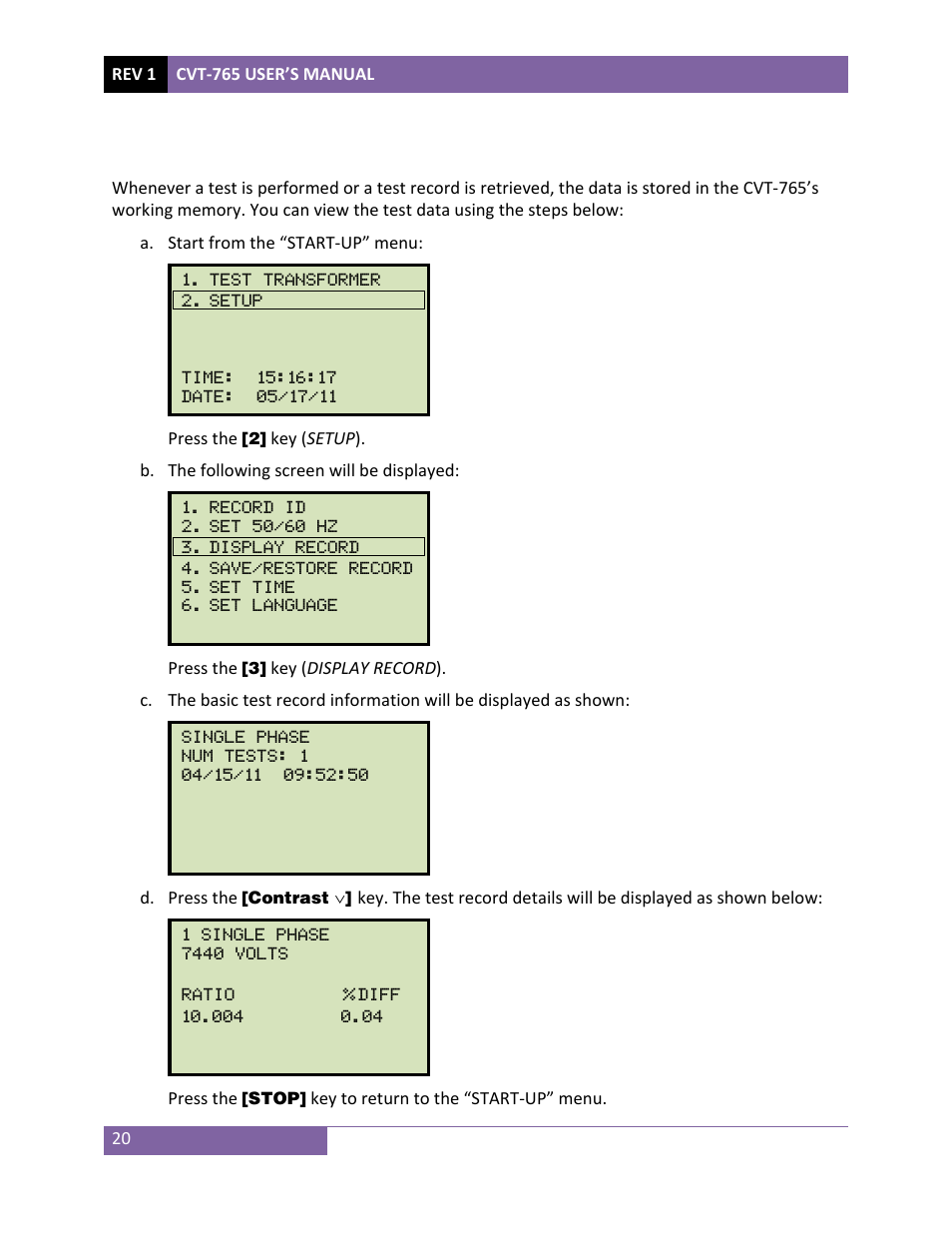 Vanguard CVT-765 User Manual | Page 23 / 46