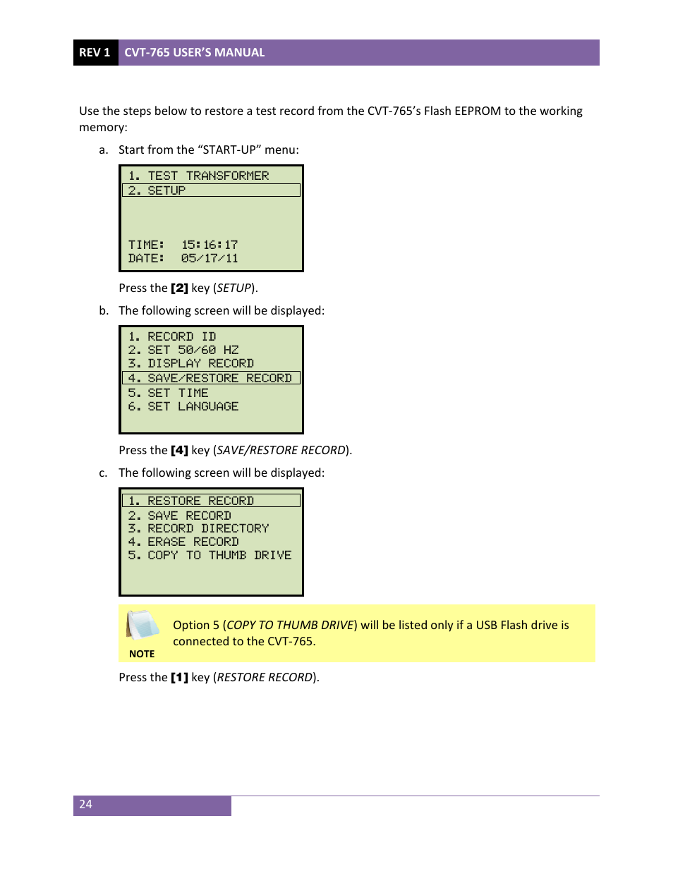 Vanguard CVT-765 User Manual | Page 27 / 46