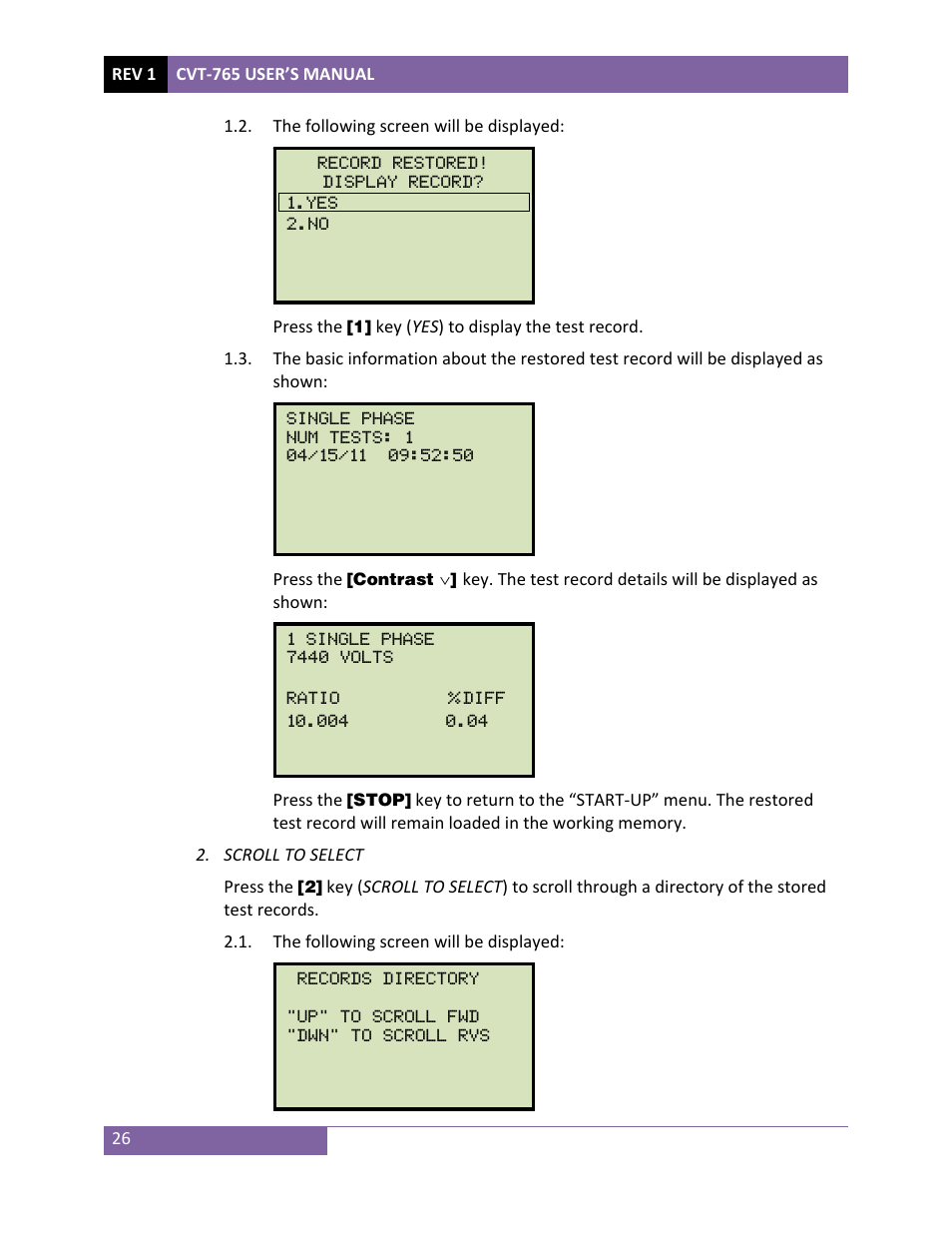 Vanguard CVT-765 User Manual | Page 29 / 46