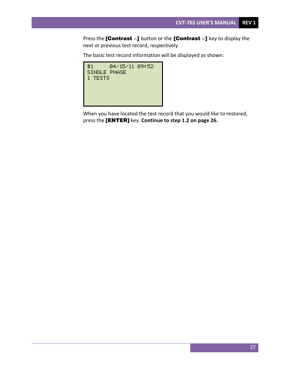 Vanguard CVT-765 User Manual | Page 30 / 46