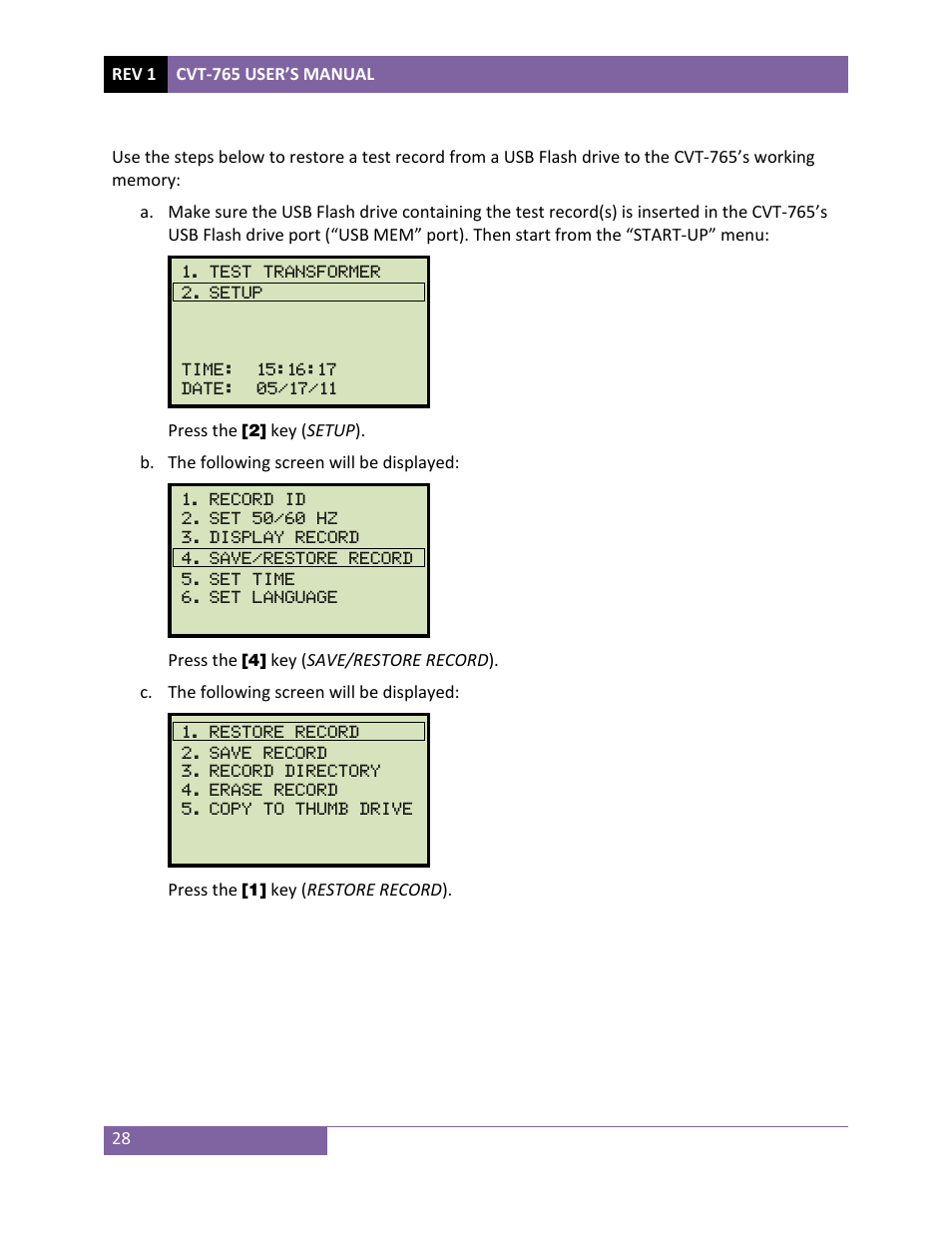Vanguard CVT-765 User Manual | Page 31 / 46