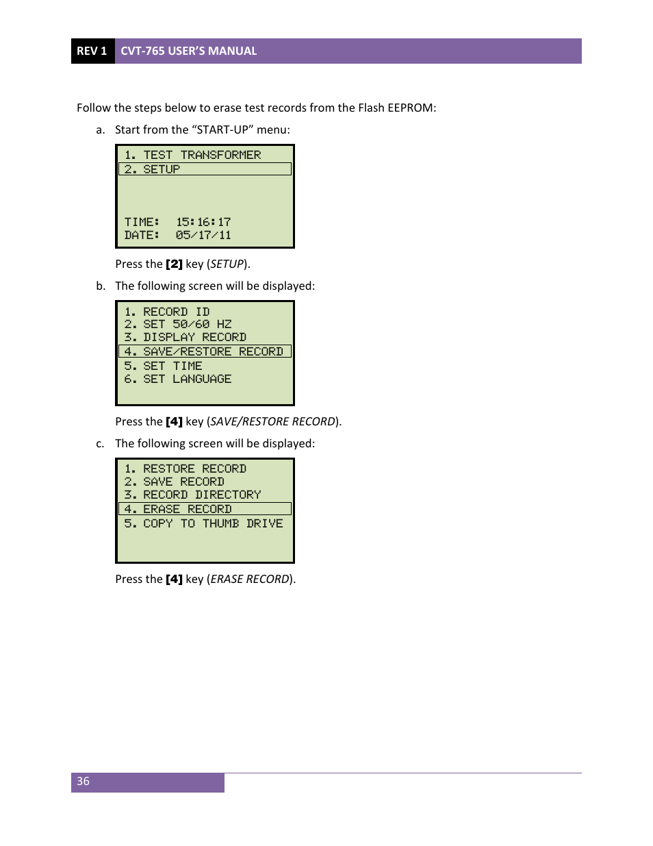 Vanguard CVT-765 User Manual | Page 39 / 46