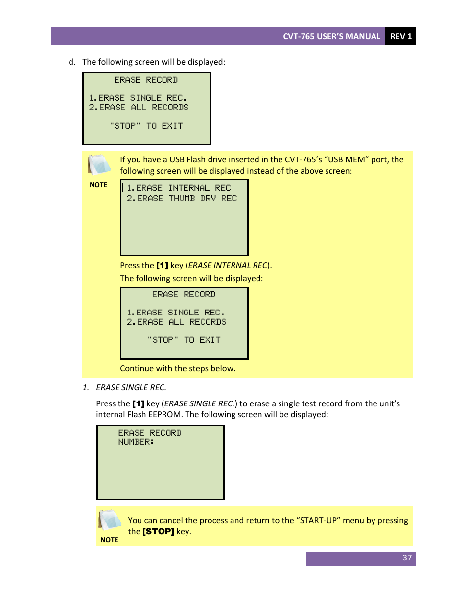 Vanguard CVT-765 User Manual | Page 40 / 46