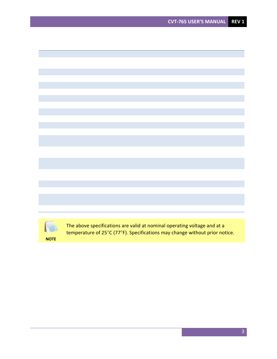 Vanguard CVT-765 User Manual | Page 6 / 46