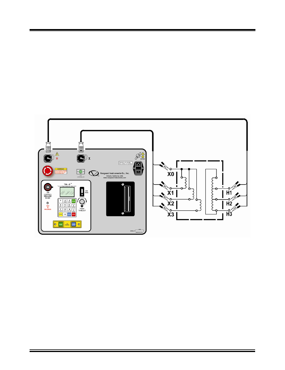 0 typical cable hook up configurations, Typical cable hook up configurations, Figure 2.0 | Vanguard Tri-Phase User Manual | Page 20 / 155