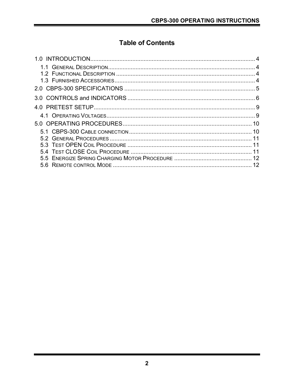 Vanguard CBPS-300 User Manual | Page 4 / 16