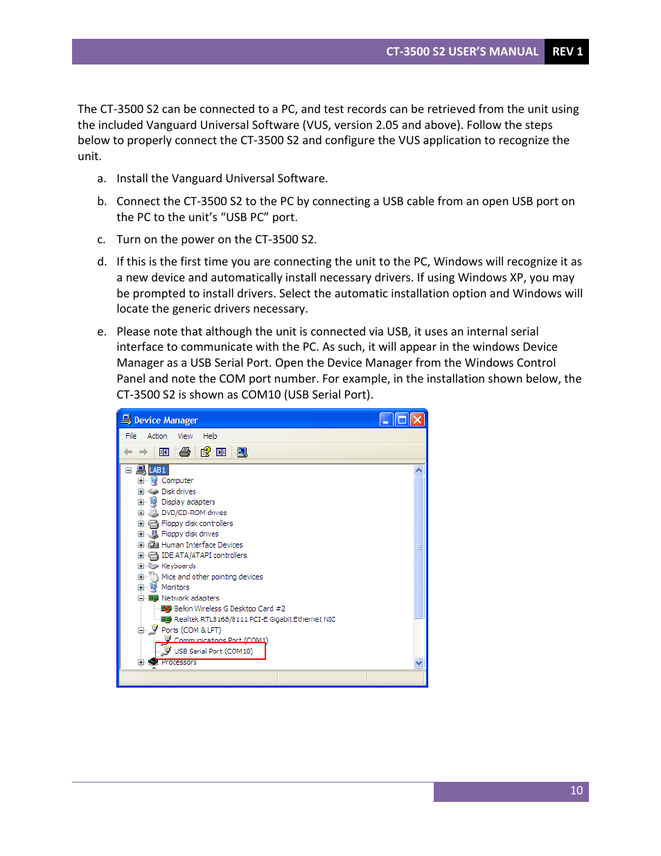 Vanguard CT-3500 S2 User Manual | Page 14 / 53
