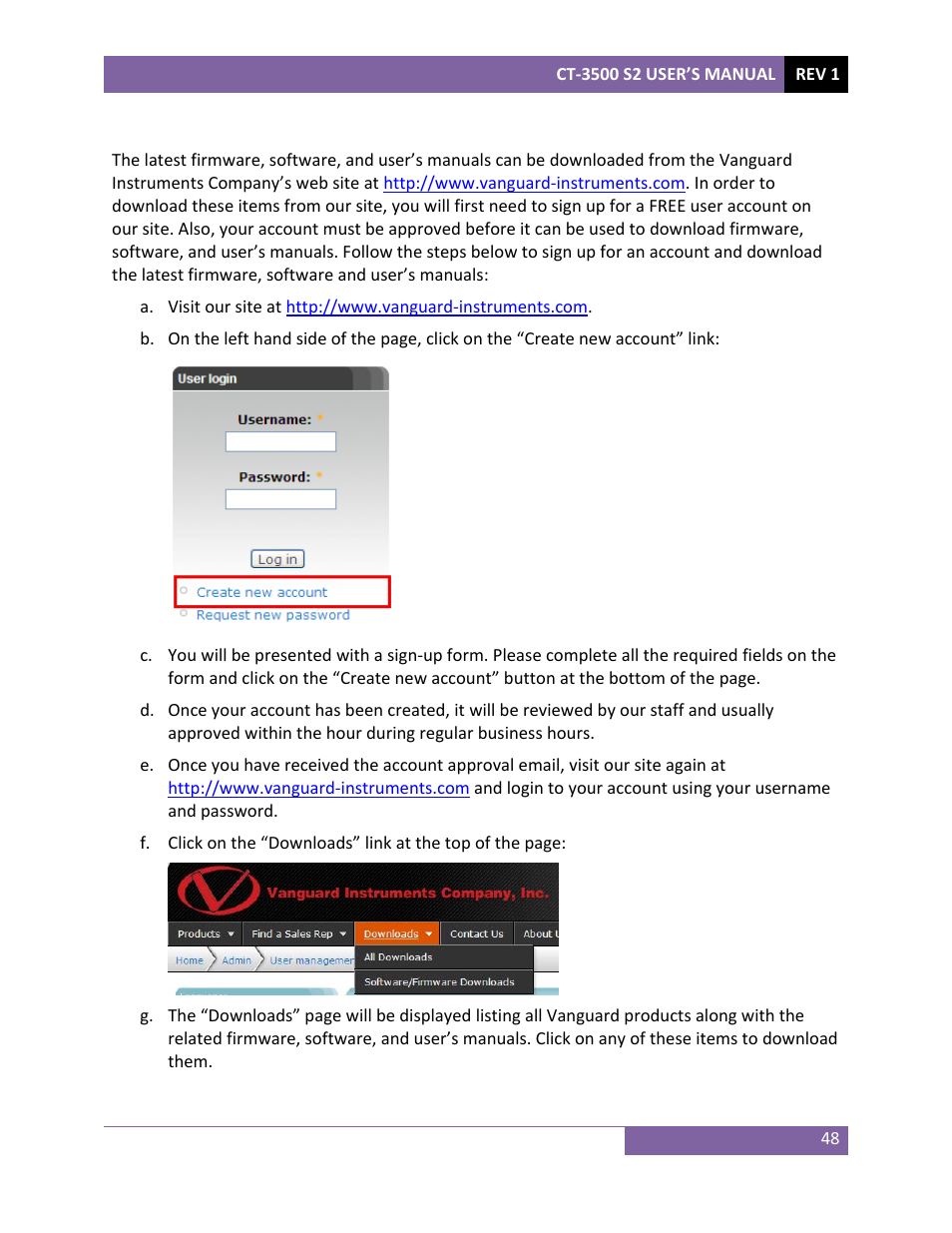 Vanguard CT-3500 S2 User Manual | Page 52 / 53