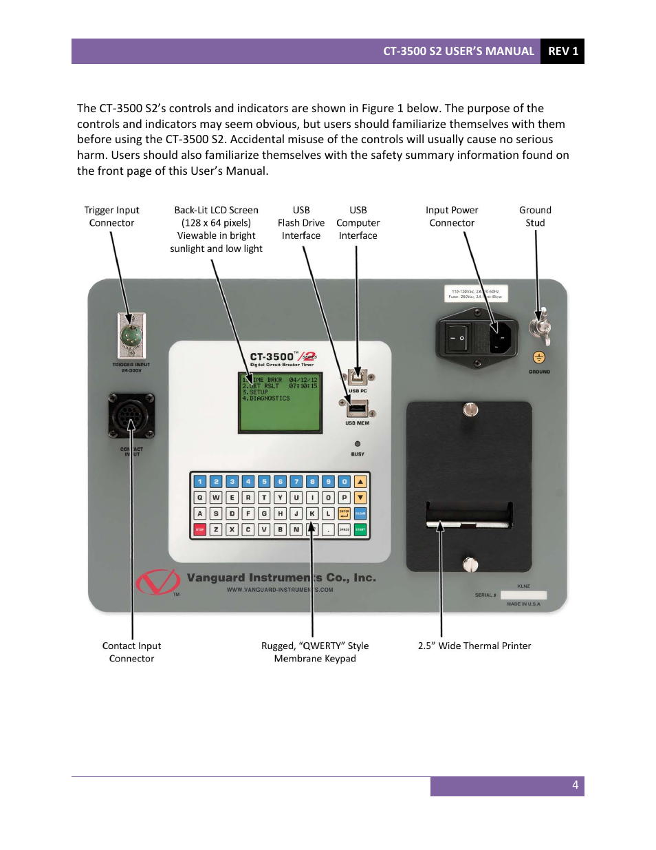 Vanguard CT-3500 S2 User Manual | Page 8 / 53