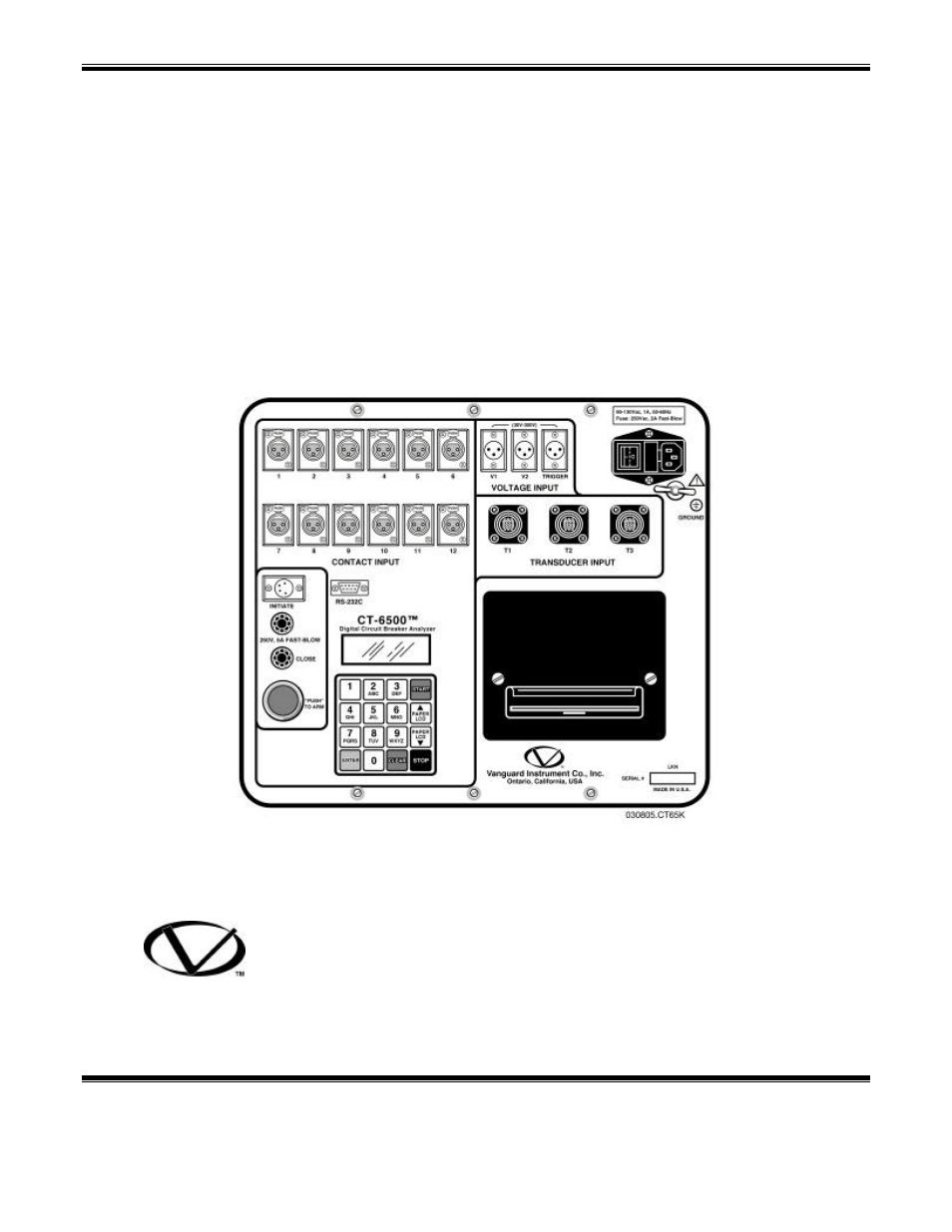 Vanguard CT-6500 User Manual | 69 pages