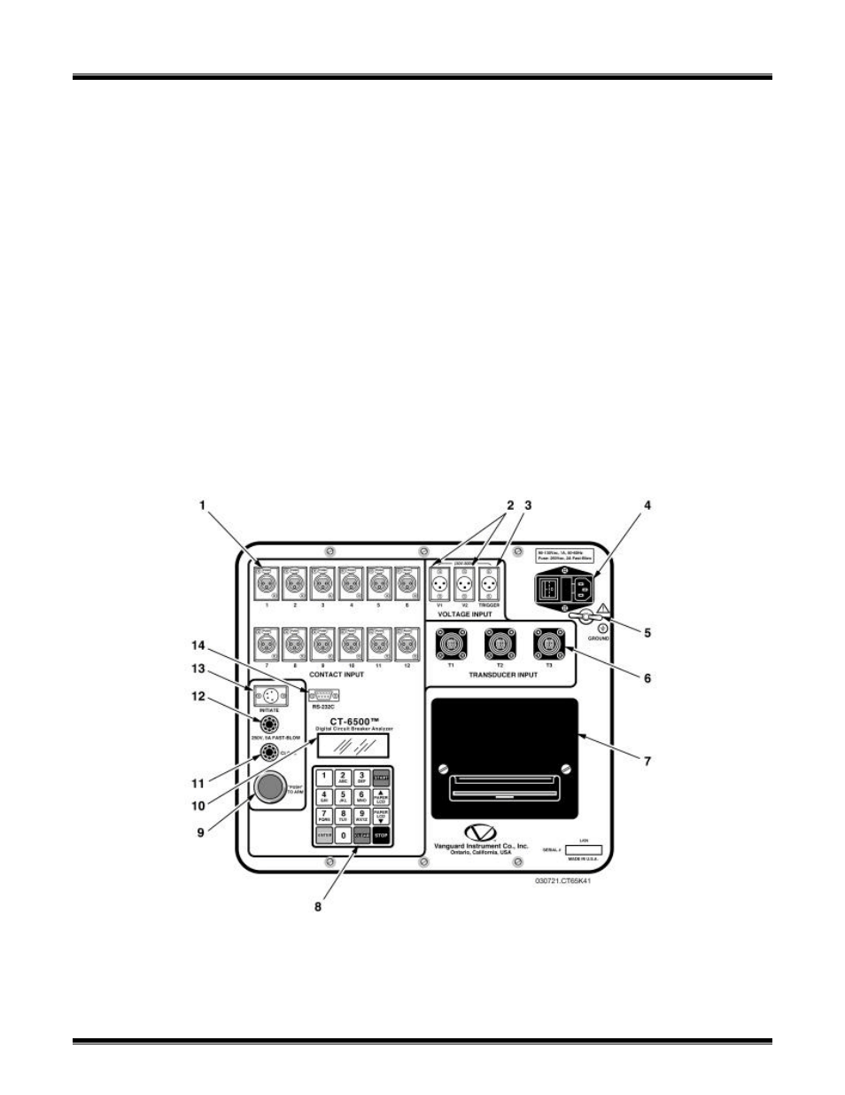 Ct-6500 operating instructions | Vanguard CT-6500 User Manual | Page 12 / 69