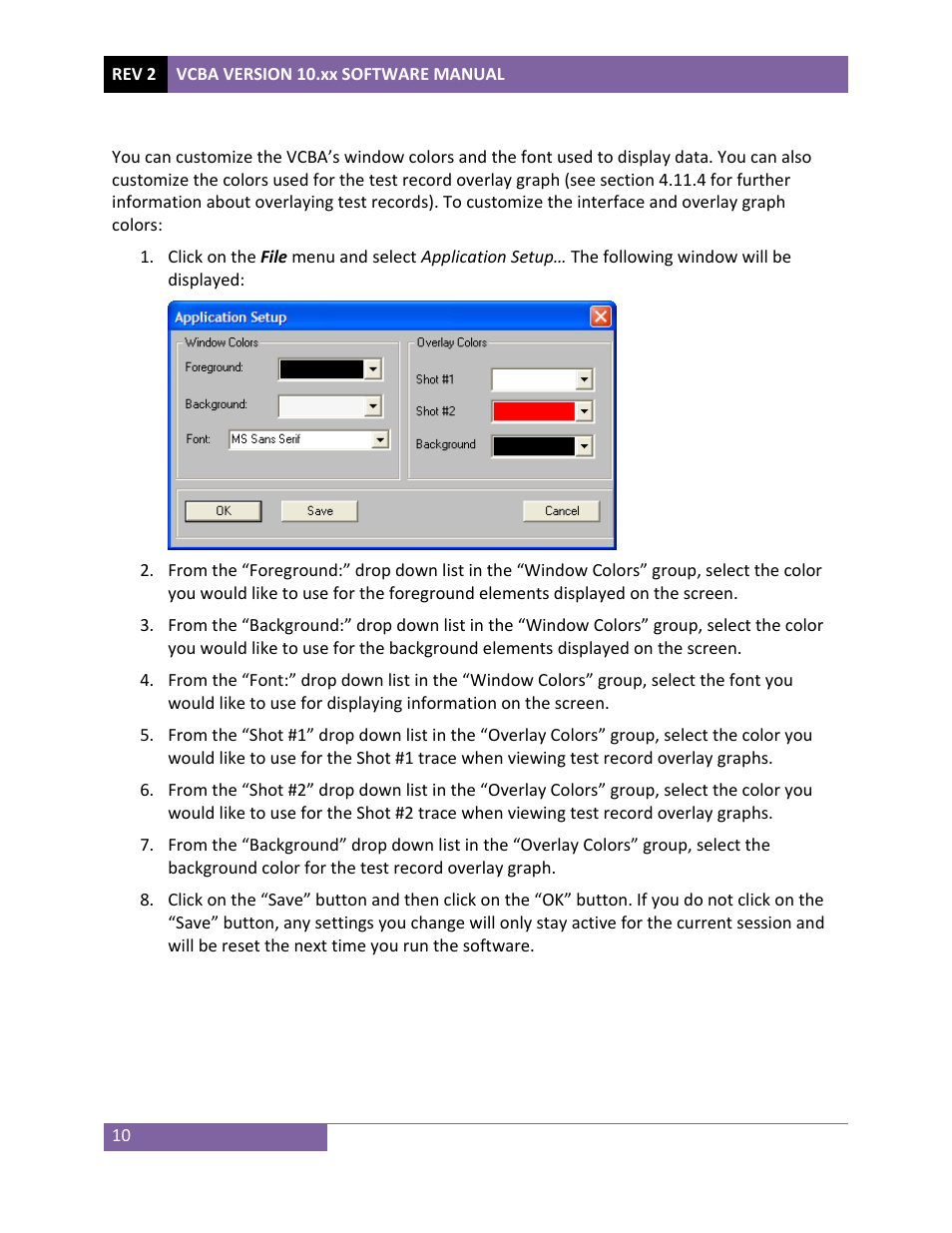 Vanguard VCBA ver.10.xx User Manual | Page 12 / 81