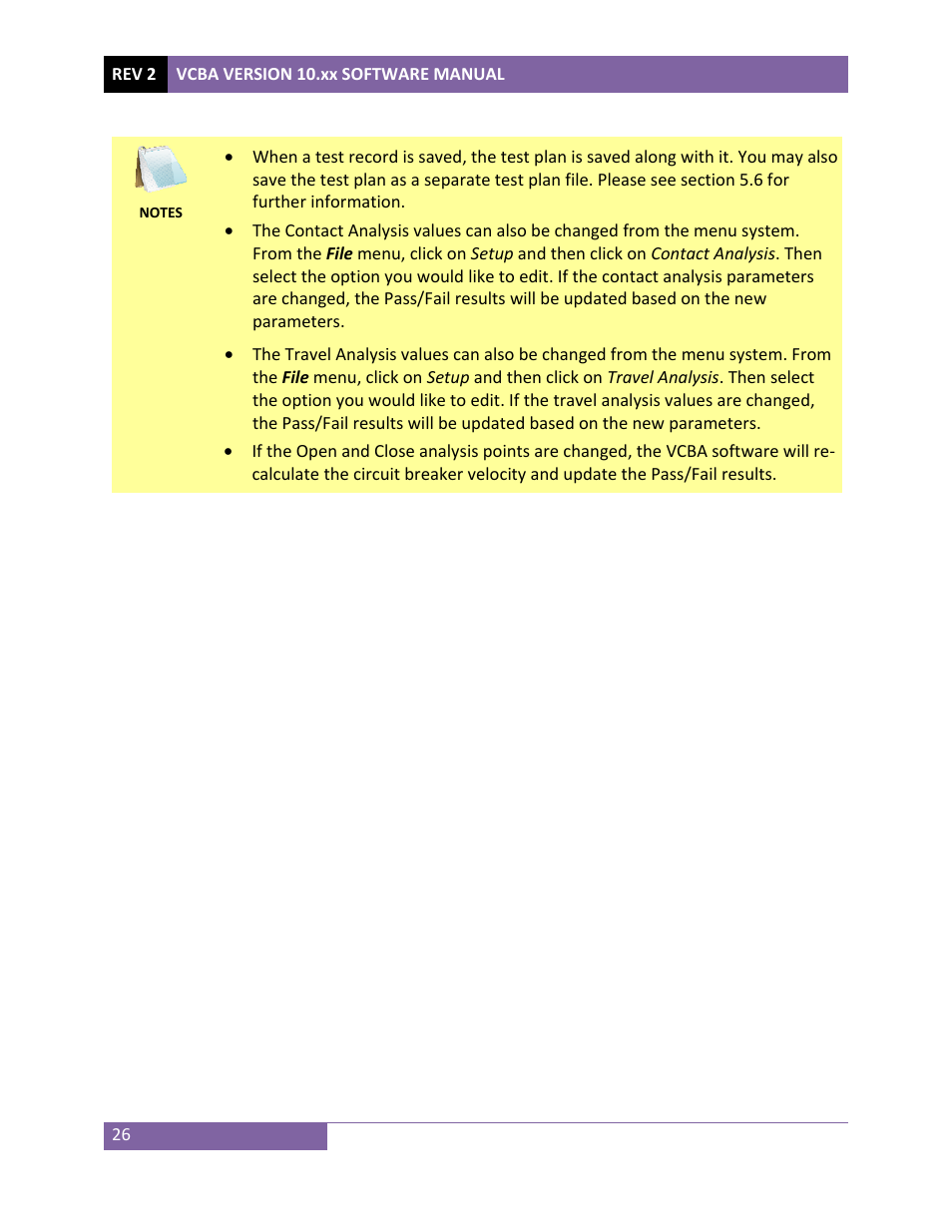 Vanguard VCBA ver.10.xx User Manual | Page 28 / 81