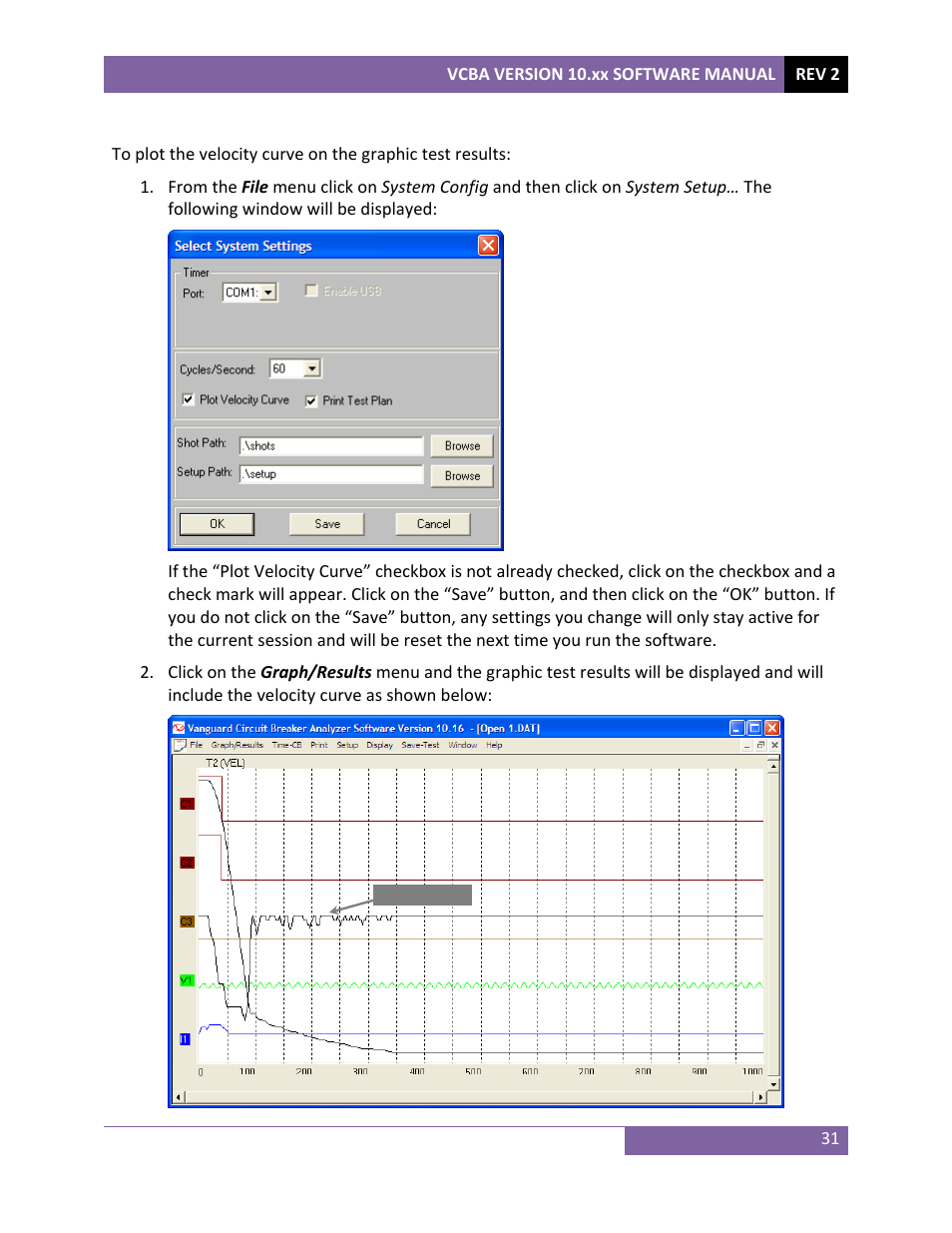 Vanguard VCBA ver.10.xx User Manual | Page 33 / 81