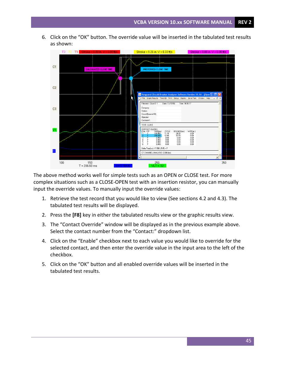 Vanguard VCBA ver.10.xx User Manual | Page 47 / 81