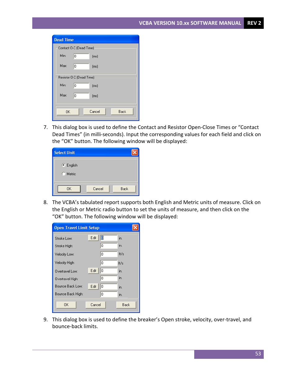 Vanguard VCBA ver.10.xx User Manual | Page 55 / 81