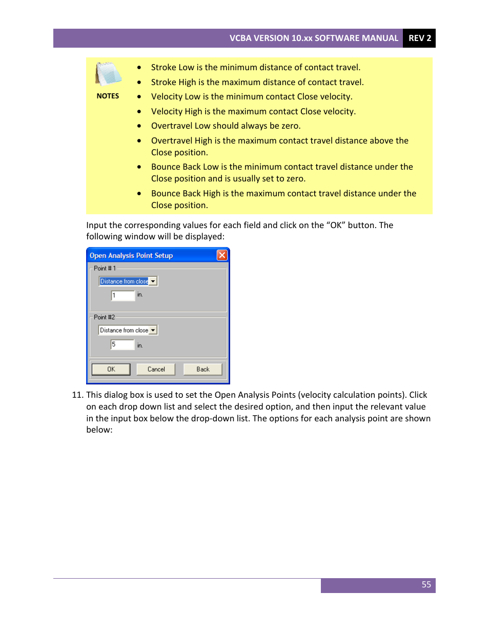 Vanguard VCBA ver.10.xx User Manual | Page 57 / 81