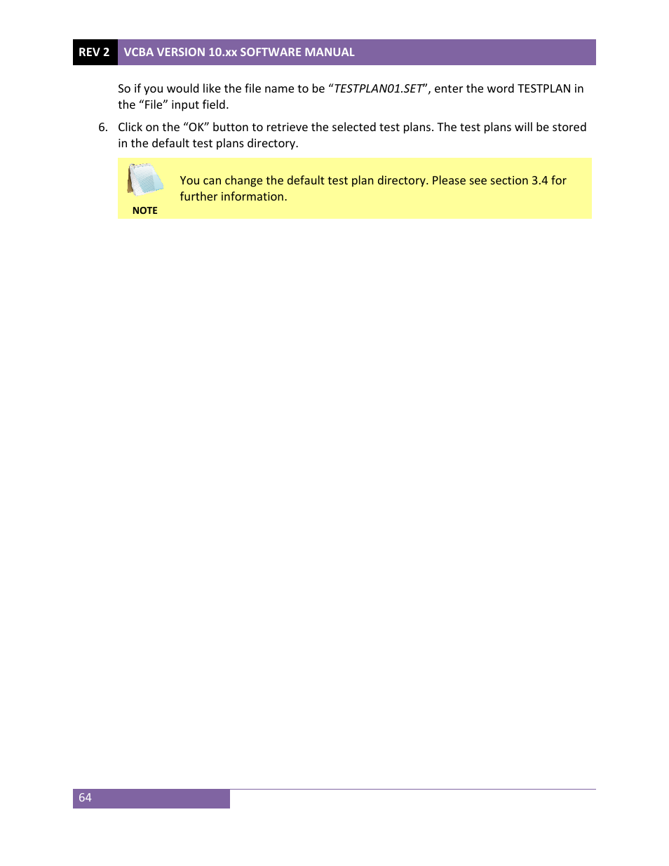 Vanguard VCBA ver.10.xx User Manual | Page 66 / 81
