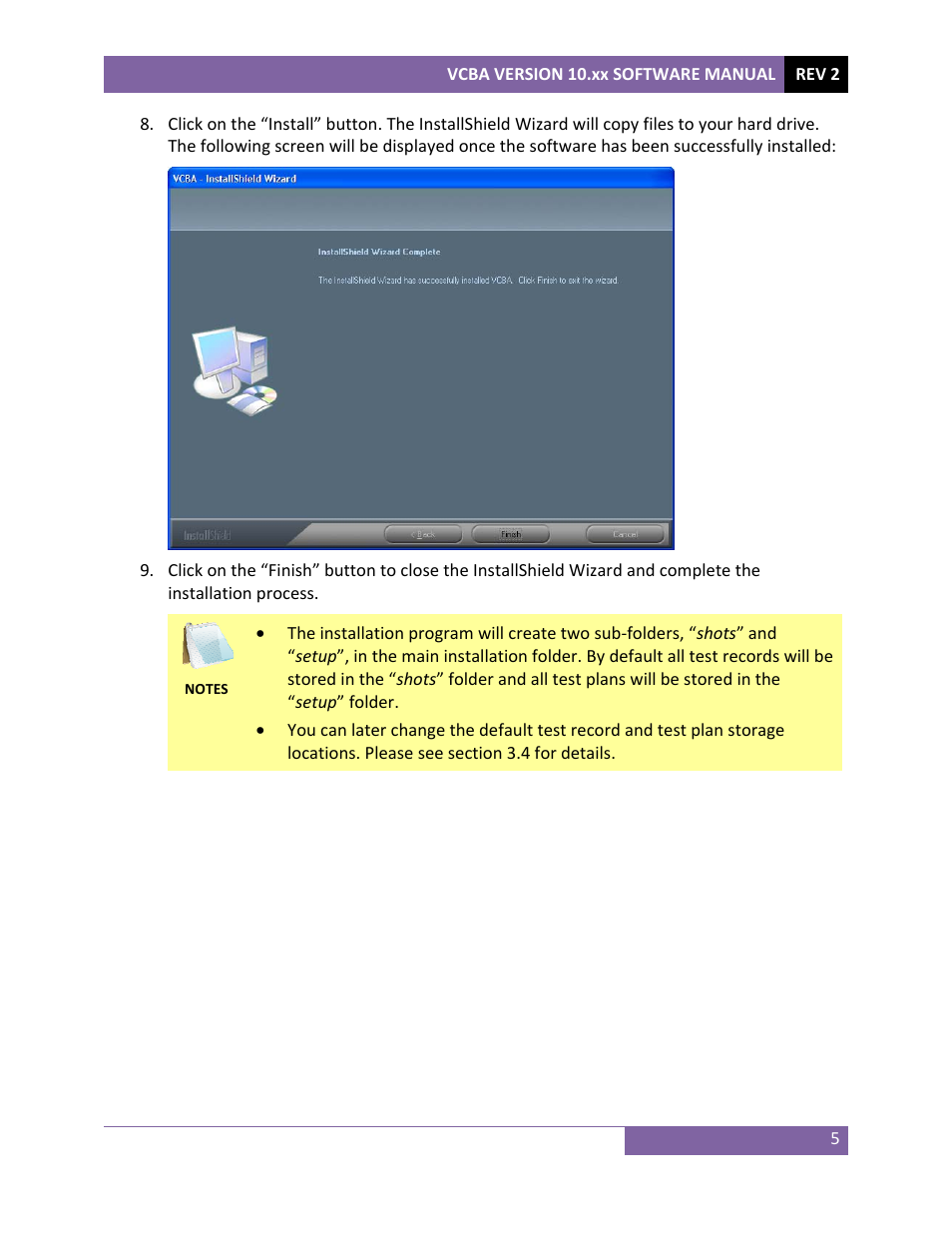 Vanguard VCBA ver.10.xx User Manual | Page 7 / 81