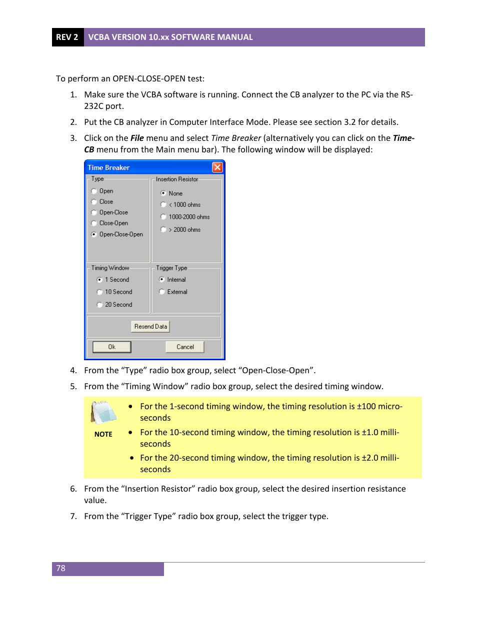 Vanguard VCBA ver.10.xx User Manual | Page 80 / 81