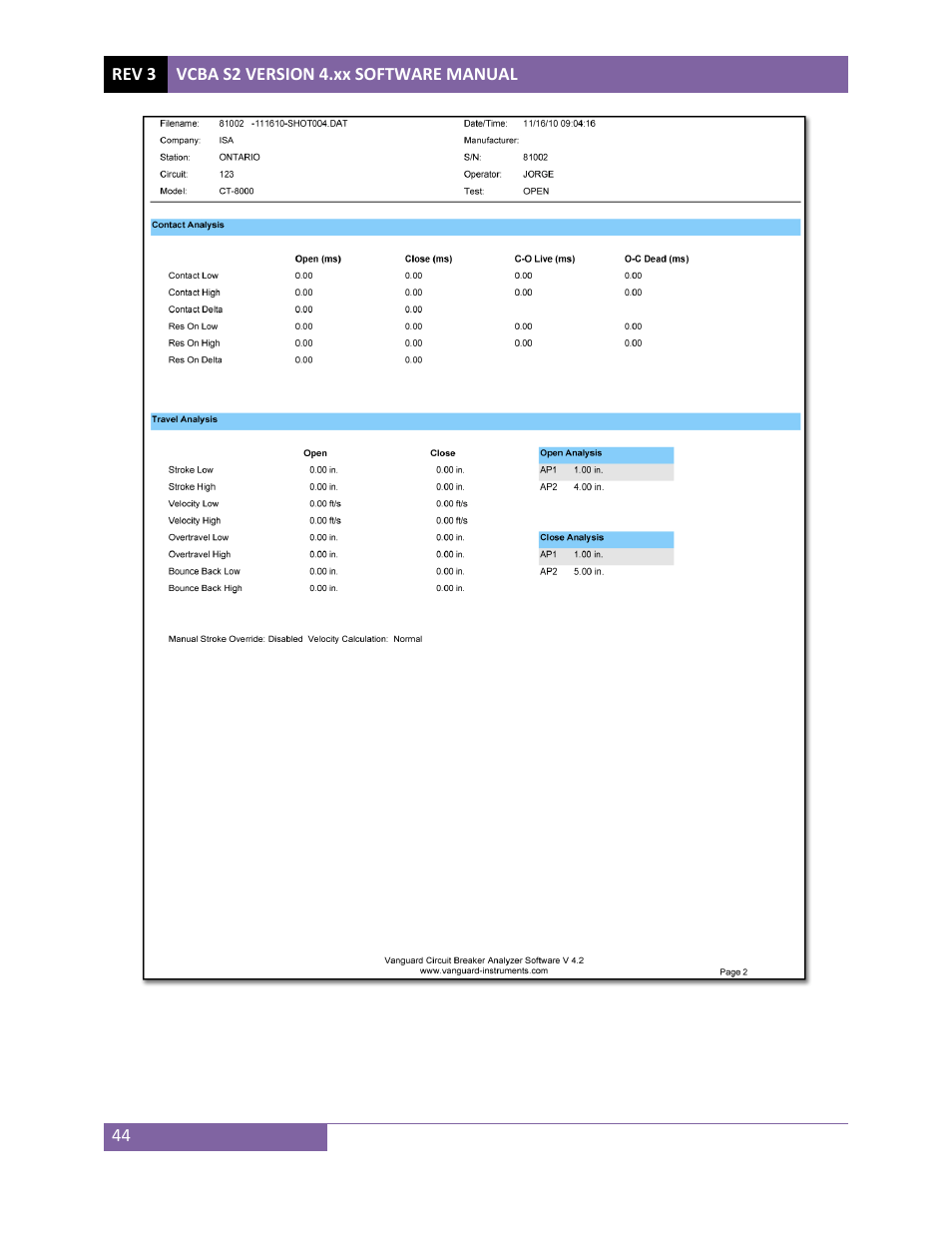 Vanguard VCBA S2 (DigiTMR S2, DigiTMR S2 PC, CT-6500 S2, CT-7000 S2, CT-7500 S2, CT-8000) User Manual | Page 47 / 81