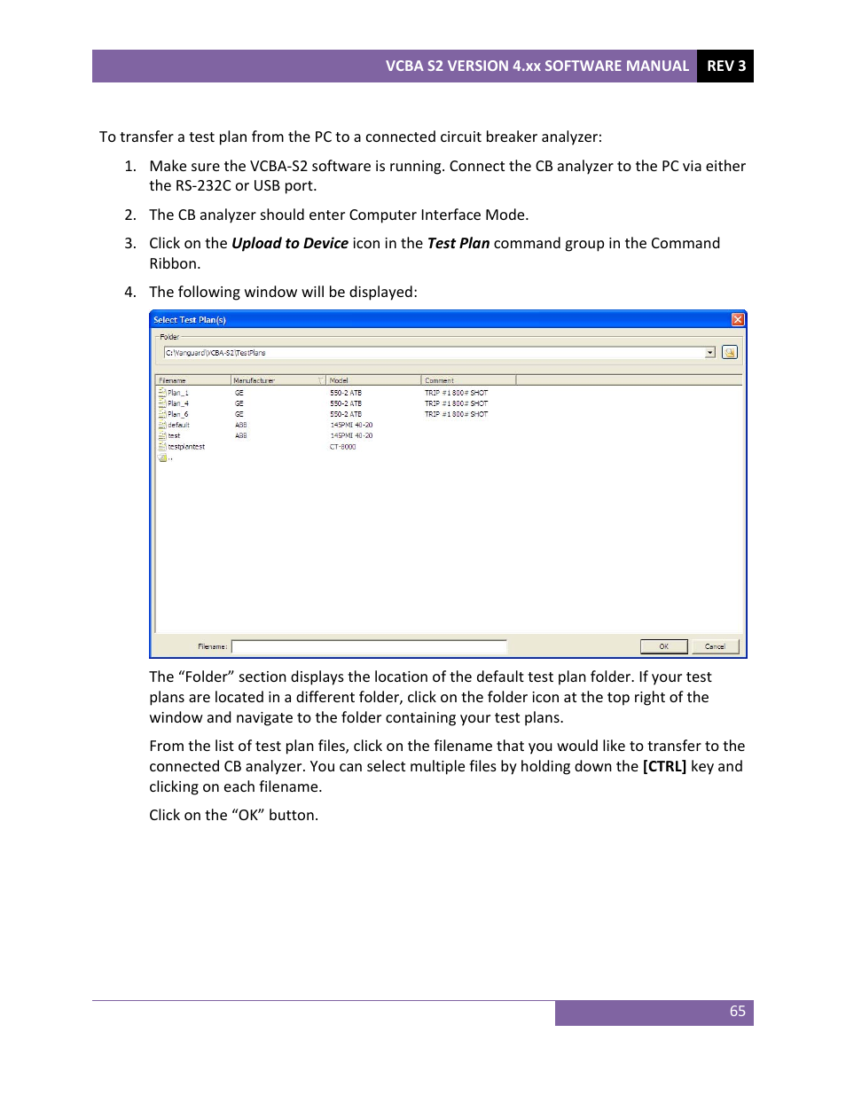 Vanguard VCBA S2 (DigiTMR S2, DigiTMR S2 PC, CT-6500 S2, CT-7000 S2, CT-7500 S2, CT-8000) User Manual | Page 68 / 81