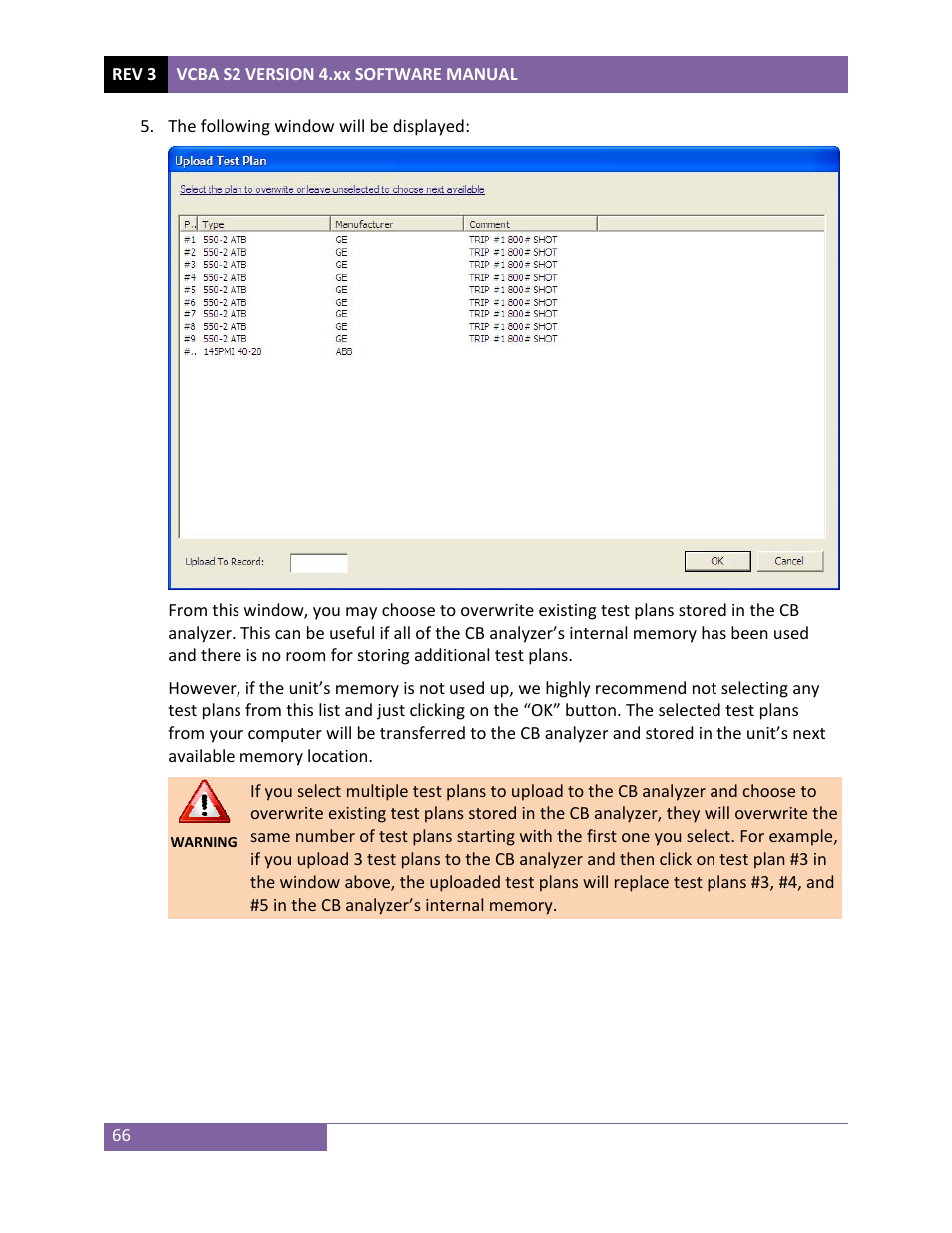 Vanguard VCBA S2 (DigiTMR S2, DigiTMR S2 PC, CT-6500 S2, CT-7000 S2, CT-7500 S2, CT-8000) User Manual | Page 69 / 81