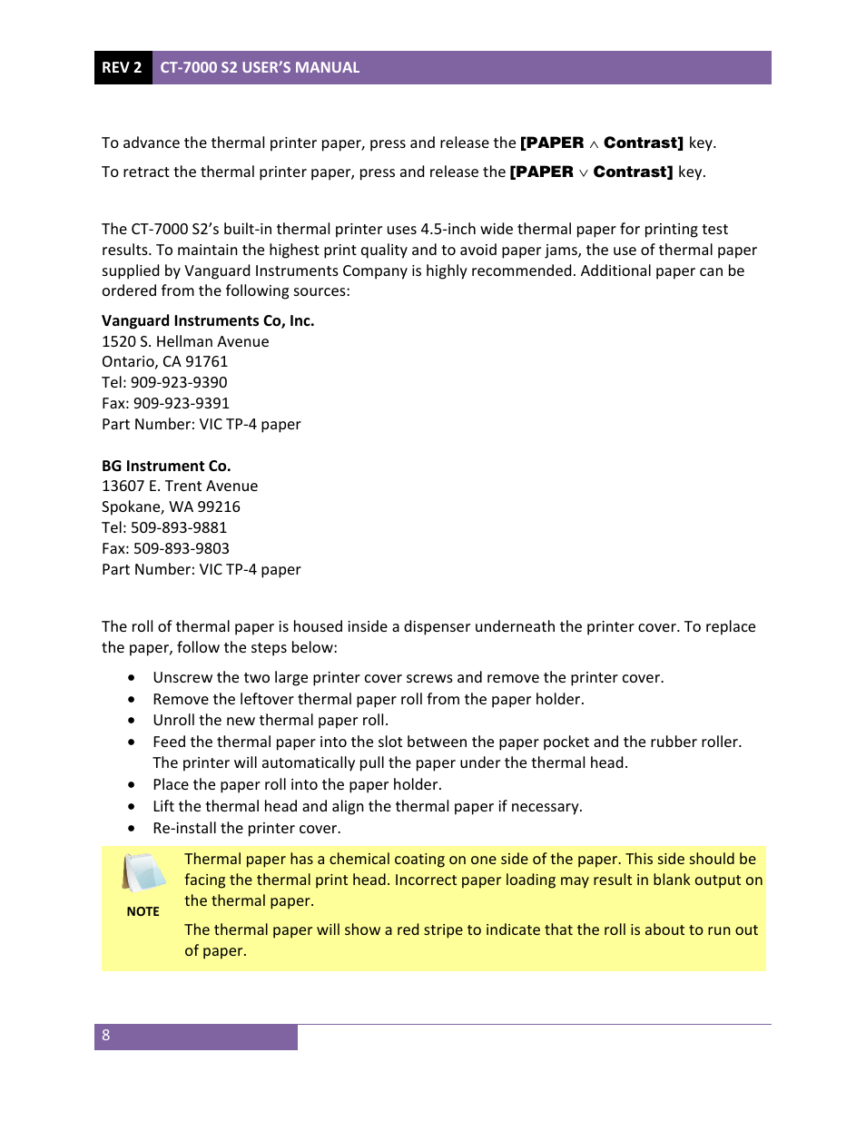 Vanguard CT-7000 S2 User Manual | Page 13 / 108