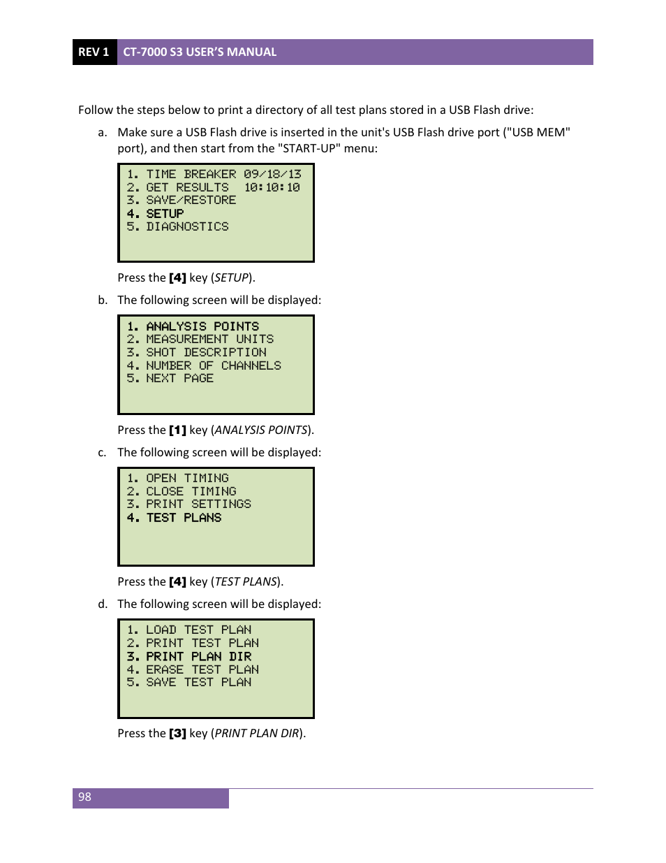 Vanguard CT-7000 S3 User Manual | Page 103 / 137