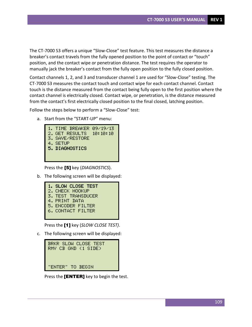 0 diagnostics, verification, and troubleshooting | Vanguard CT-7000 S3 User Manual | Page 114 / 137