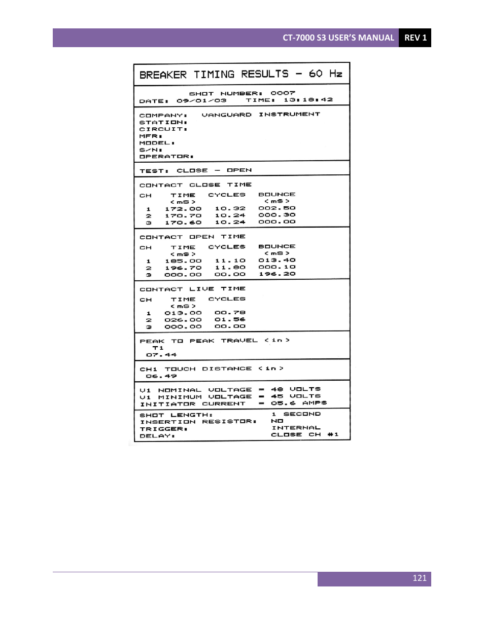 Vanguard CT-7000 S3 User Manual | Page 126 / 137