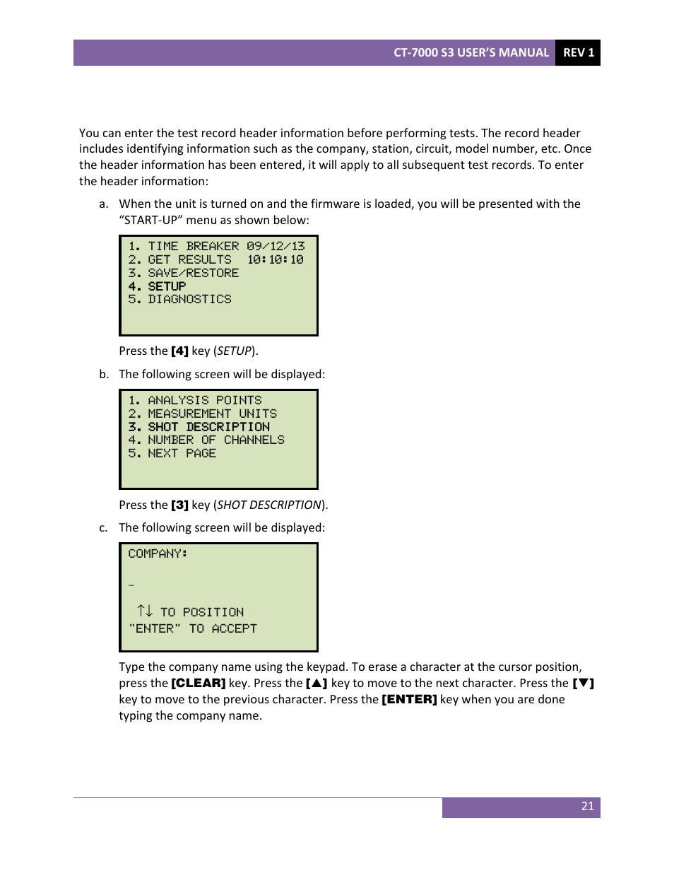 Vanguard CT-7000 S3 User Manual | Page 26 / 137