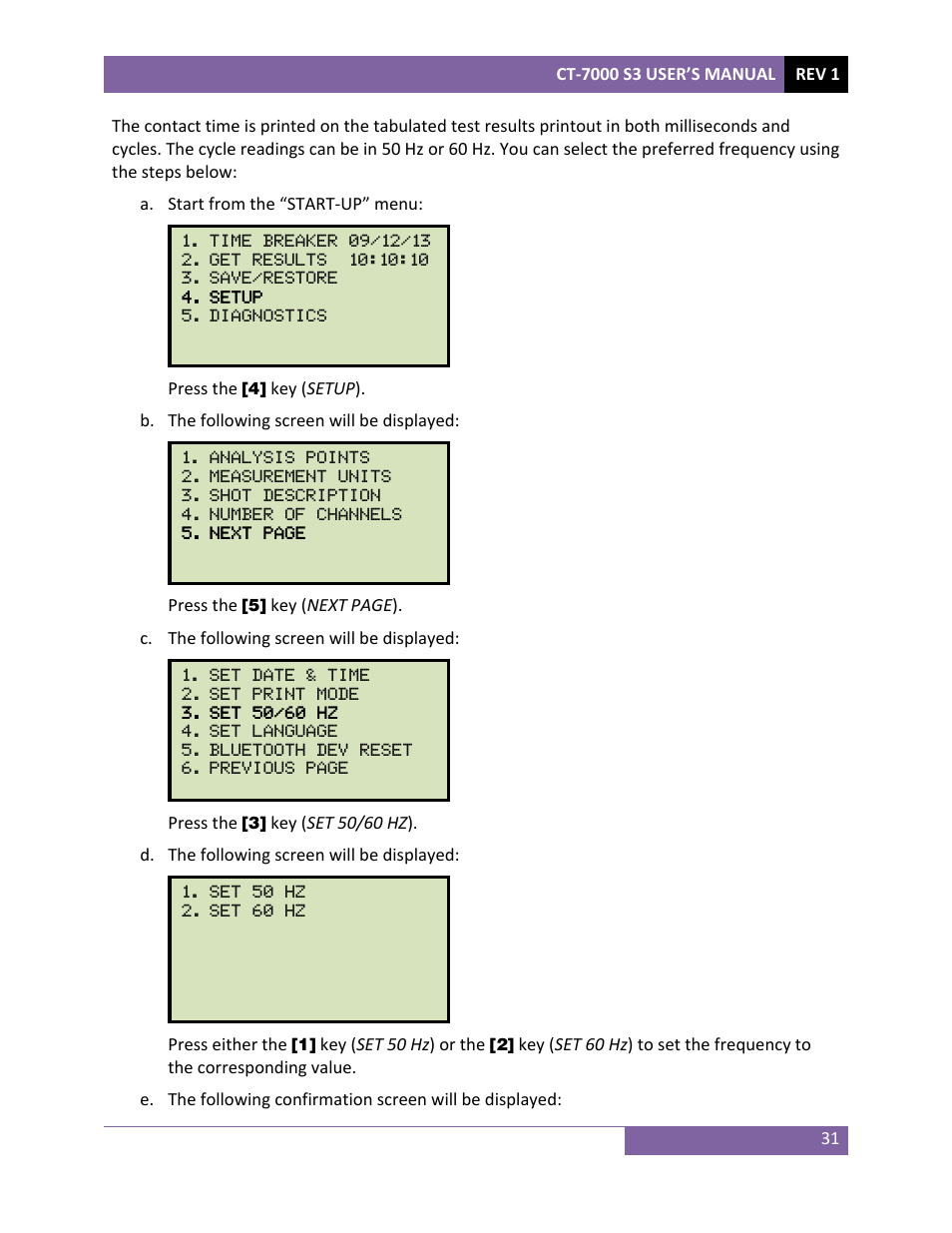 Vanguard CT-7000 S3 User Manual | Page 36 / 137