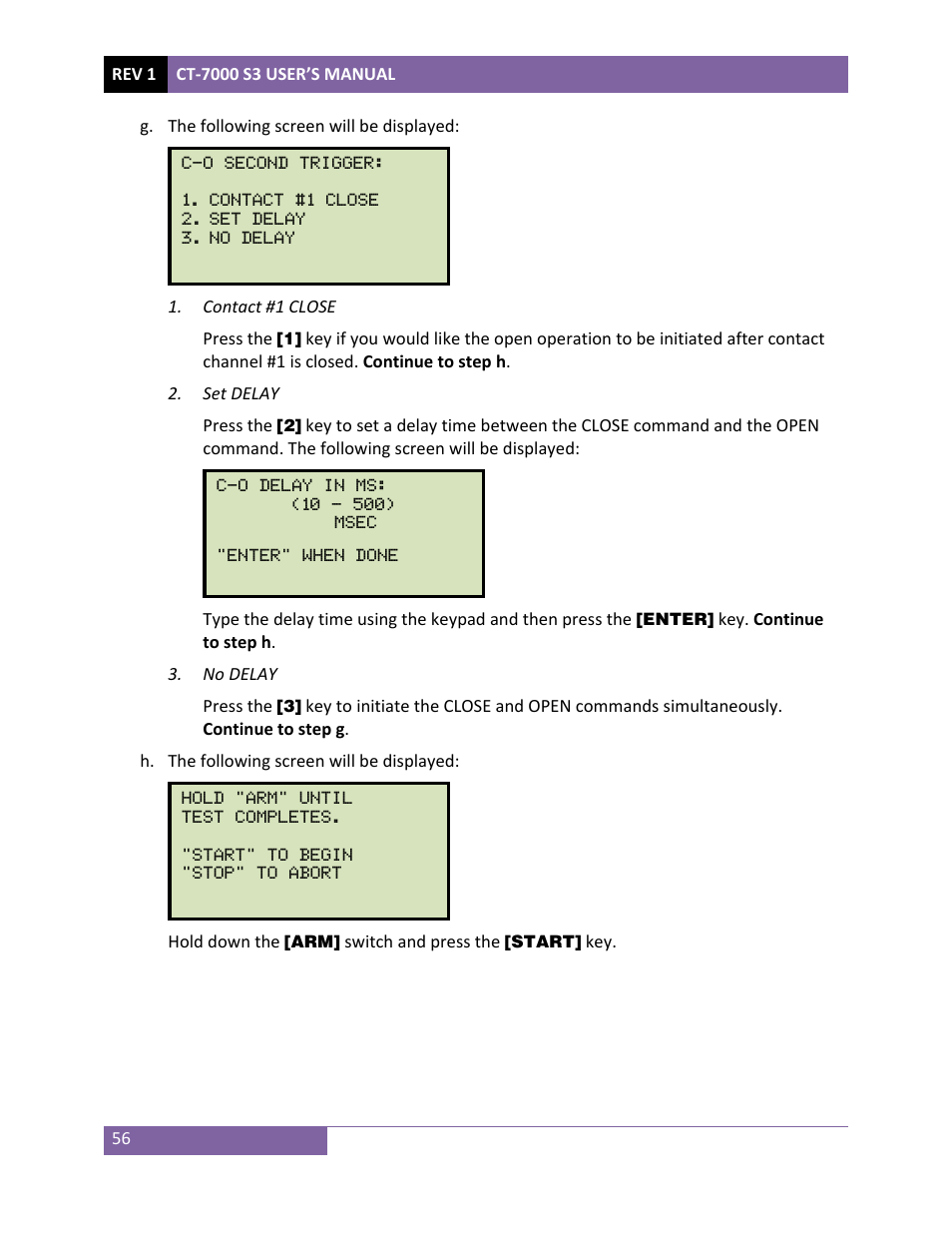Vanguard CT-7000 S3 User Manual | Page 61 / 137
