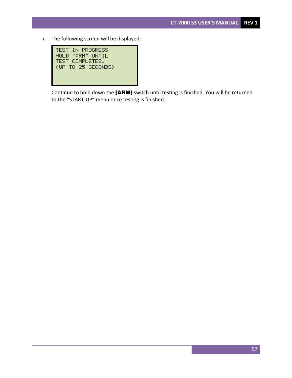 Vanguard CT-7000 S3 User Manual | Page 62 / 137