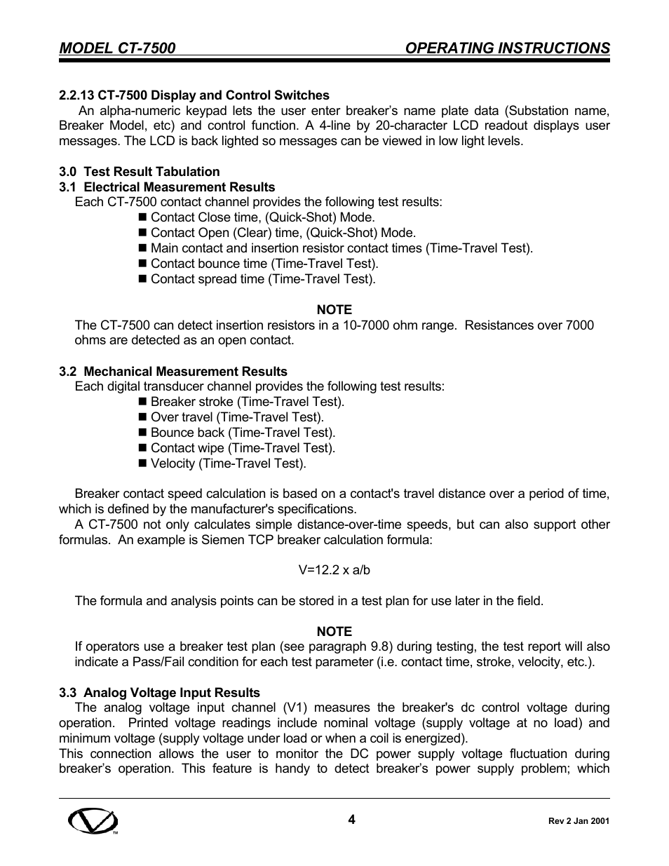 Vanguard CT-7500 User Manual | Page 10 / 76