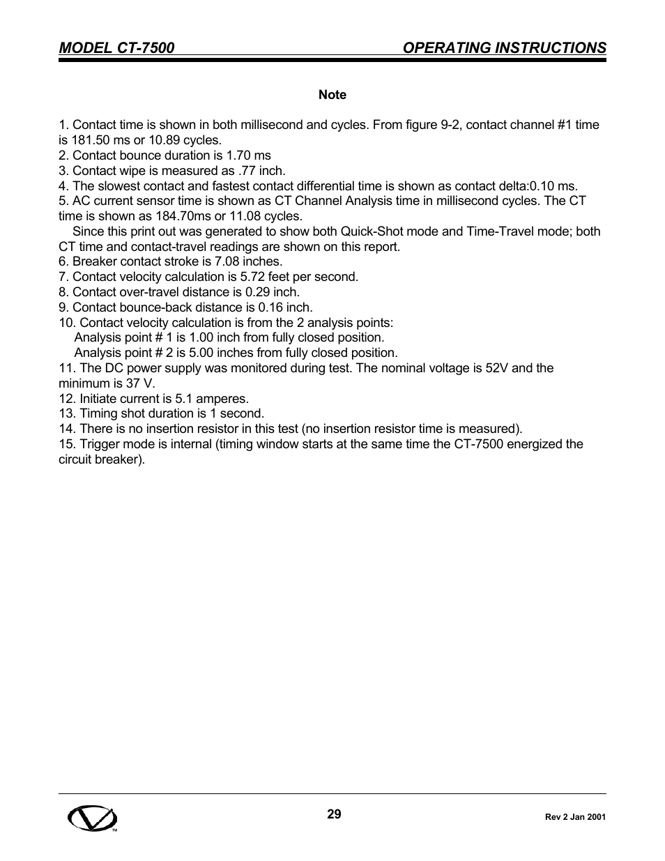 Vanguard CT-7500 User Manual | Page 35 / 76