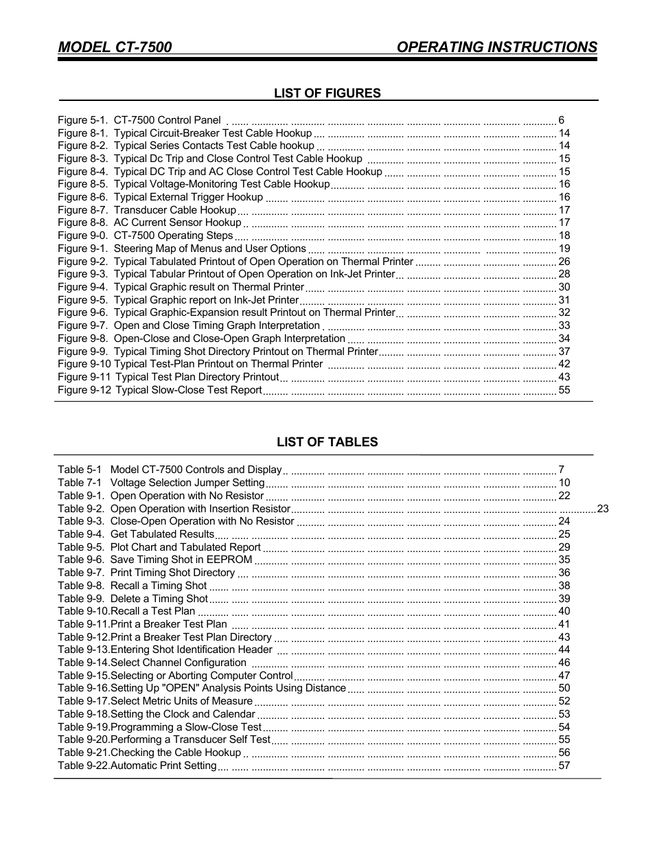 Model ct-7500 operating instructions | Vanguard CT-7500 User Manual | Page 4 / 76