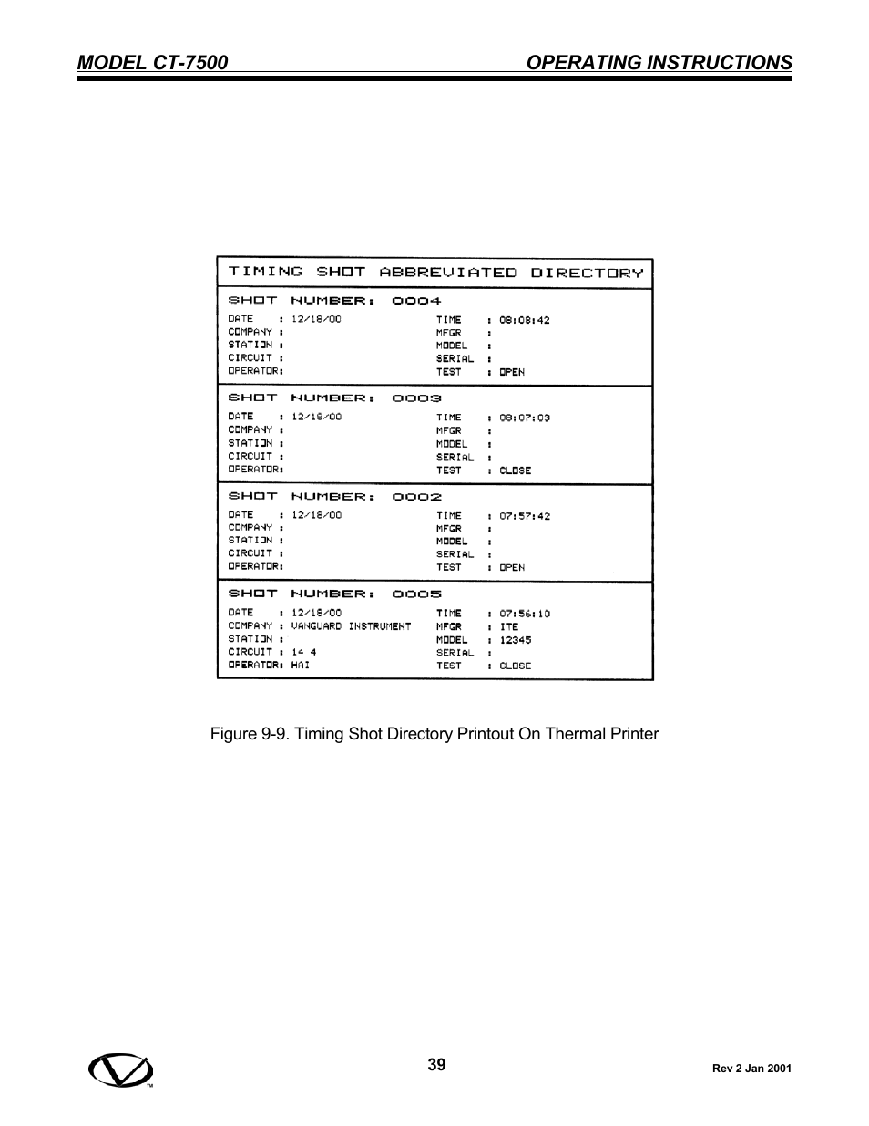 Vanguard CT-7500 User Manual | Page 45 / 76