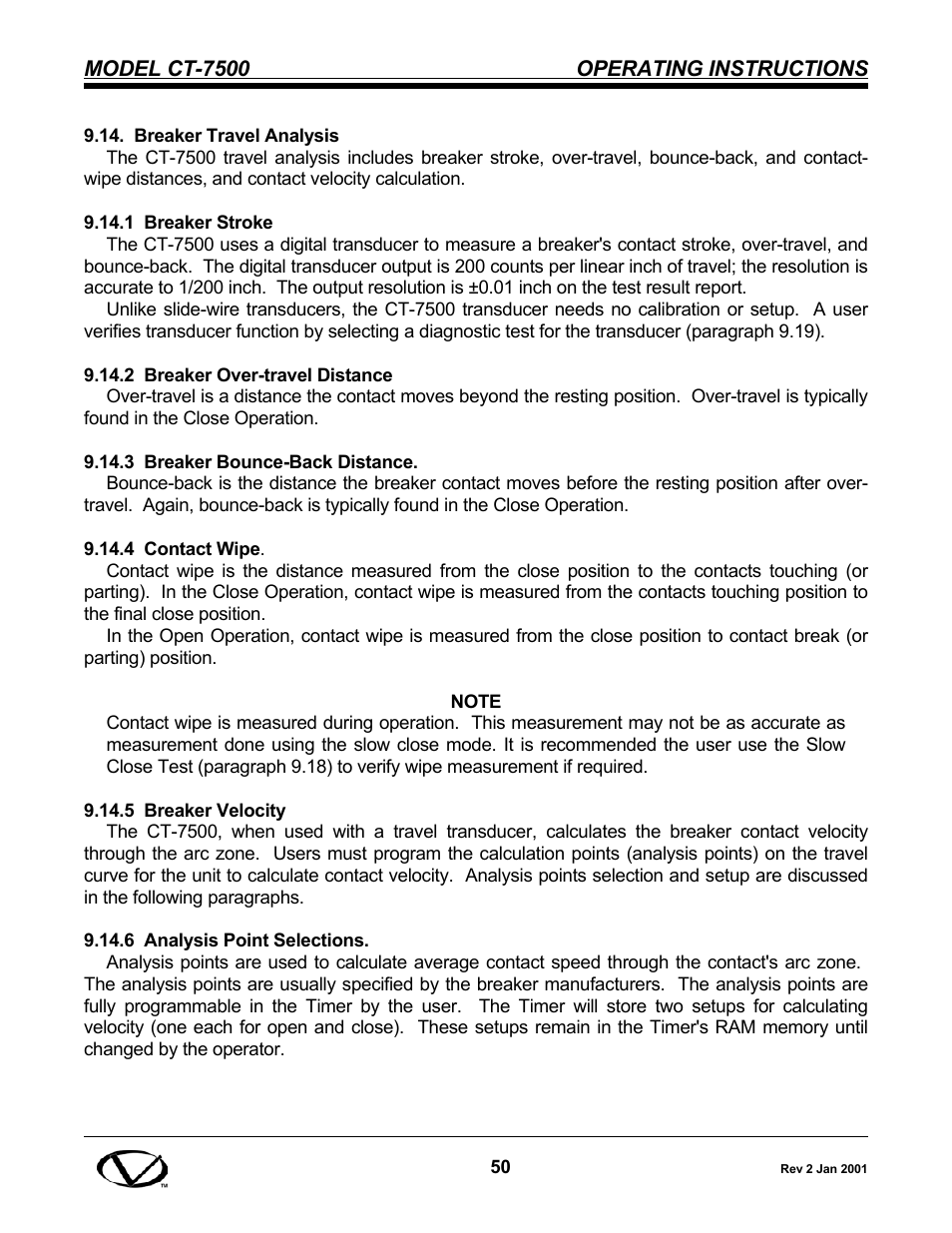 Vanguard CT-7500 User Manual | Page 56 / 76