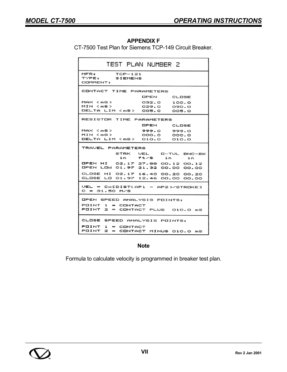 Vanguard CT-7500 User Manual | Page 75 / 76