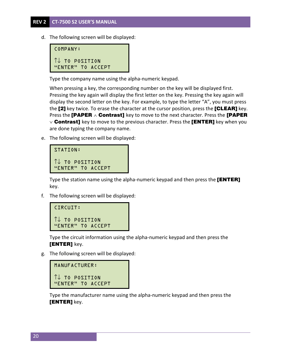 Vanguard CT-7500 S2 User Manual | Page 25 / 110